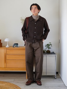 「Paraboot（パラブーツ）のアイテム」を使った、idakaさん（メンズ・172cm）の冬コーディネート