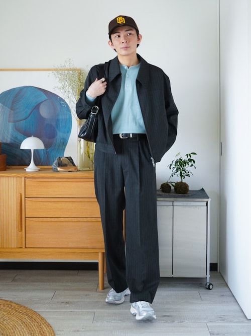 Lame Blend Henley Neck Knit / ラメブレンドヘンリーネックニット