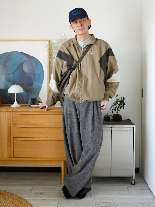 Reebok（リーボック）別注トラックジャケット（ナイロンジャケット