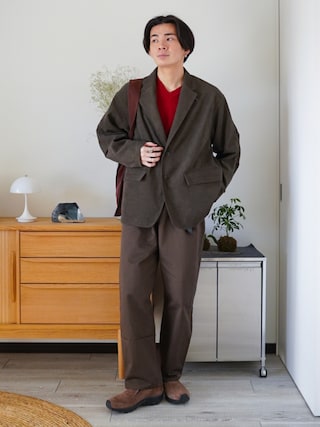 「MERRELL(メレル)の《MERRELL》ジャングル モック レディース(スニーカー)」を使った、idakaさん(メンズ・172cm)の冬コーディネート