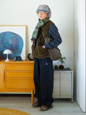 「スポーツミックス」｜idakaさん（メンズ・172cm）の冬コーディネート