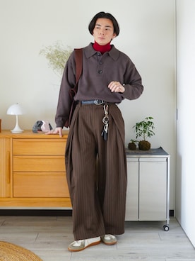 idakaさん（メンズ・172cm）の春コーディネート