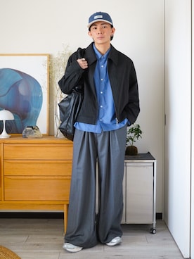 「LUENNA（ルエナ）のアイテム」を使った、idakaさん（メンズ・172cm）の春コーディネート