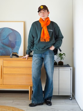 idakaさん（メンズ・172cm）の冬コーディネート