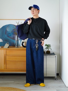 idakaさん（骨格ナチュラル・メンズ・172cm）の秋コーディネート