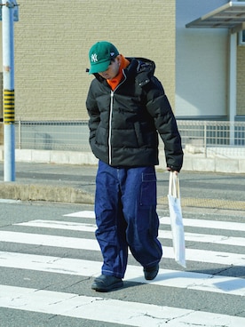 「EDWIN（エドウィン）のアイテム」を使った、idakaさん（メンズ・171cm）の冬コーディネート