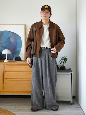 idakaさん（メンズ・172cm）の春コーディネート