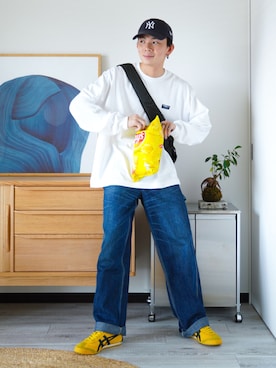 「Lee（リー）のアイテム」を使った、idakaさん（メンズ・171cm）の秋コーディネート