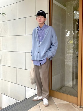 「MinoriTY（マイノリティ）のアイテム（セットアップ）」を使った、idakaさん（メンズ・171cm）の秋コーディネート