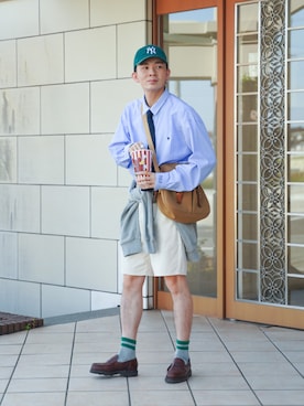 「POLO BCS（ポロ ビーシーエス）のアイテム」を使った、idakaさん（メンズ・171cm）の春コーディネート