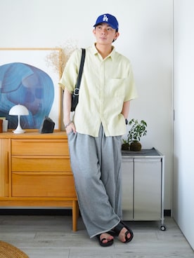 「LUENNA（ルエナ）のアイテム（アクセサリー）」を使った、idakaさん（メンズ・172cm）の夏コーディネート