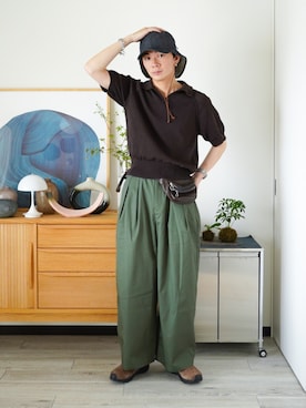 idakaさん（骨格ナチュラル・メンズ・172cm）の夏コーディネート