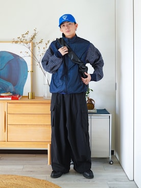 「Paraboot（パラブーツ）のアイテム（ブーツ）」を使った、idakaさん（メンズ・171cm）の秋コーディネート