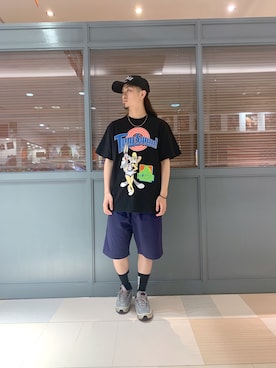 岡崎 航さん(メンズ・162cm)の夏コーディネート