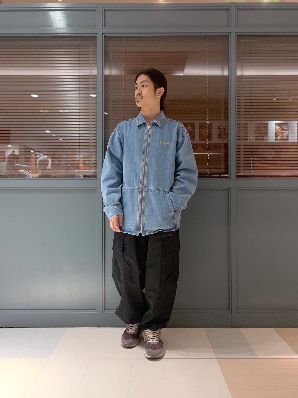 XLARGE エクストララージ デニムシャツ 長袖 XLARGE（エクストララージ）の「DENIM ZIP SHIRT（シャツ