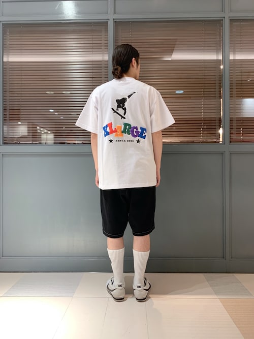 シシクイ　エクストララージT ブラック XLARGE エクストララージ バックプリント 長袖Tシャツ ブラック