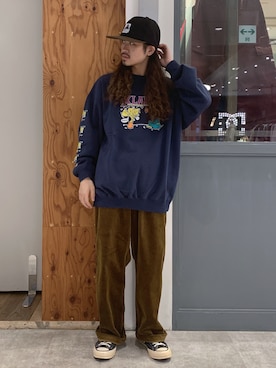 岡崎　航さん（メンズ・162cm）の秋コーディネート