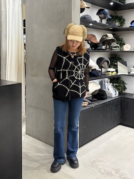 「arth（アース）のアイテム」を使った、IRIEさん（レディース・160cm）の冬コーディネート