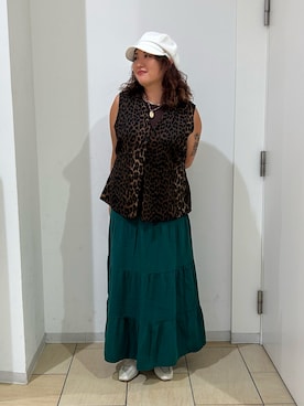 「Chapeau d' O（シャポードオー）のアイテム」を使った、IRIEさん（レディース・160cm）の夏コーディネート