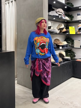 「アイテム（ニットキャップ/ビーニー）」を使った、IRIEさん（レディース・160cm）の秋コーディネート