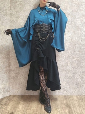 Hanaさん（レディース・168cm）の冬コーディネート