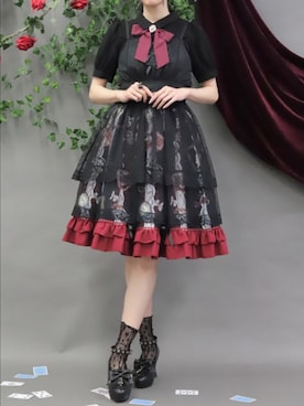 「NIBBLE POISON（ニブルポイズン）のアイテム」を使った、Hanaさん（レディース・168cm）の夏コーディネート