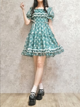 「axes femme（アクシーズファム）のアイテム」を使った、Hanaさん（レディース・168cm）の夏コーディネート