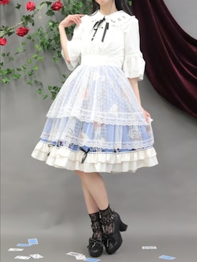 「NIBBLE POISON（ニブルポイズン）のアイテム」を使った、Hanaさん（レディース・168cm）の夏コーディネート