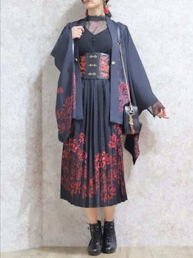 「アイテム（雑貨/ホビー）」を使った、Hanaさん（レディース・168cm）の夏コーディネート