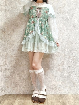 「myu:loret（ミュウロレット）のアイテム」を使った、Hanaさん（レディース・168cm）の秋コーディネート