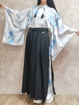 「REZEN（リゼン）のアイテム」を使った、Hanaさん（レディース・168cm）の夏コーディネート