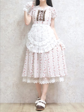 「myu:loret（ミュウロレット）のアイテム」を使った、Hanaさん（レディース・168cm）の夏コーディネート