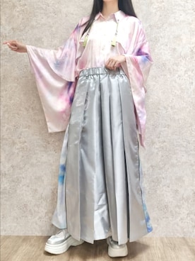 「REZEN（リゼン）のアイテム」を使った、Hanaさん（レディース・168cm）の夏コーディネート