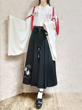 「NIBBLE POISON（ニブルポイズン）のアイテム」を使った、Hanaさん（レディース・168cm）の夏コーディネート
