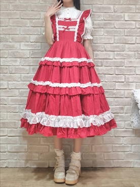 「Chalmiere（シャルミエール）のアイテム」を使った、Hanaさん（レディース・168cm）の春コーディネート