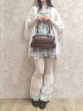 「アイテム（チュニック）」を使った、Hanaさん（レディース・168cm）の秋コーディネート