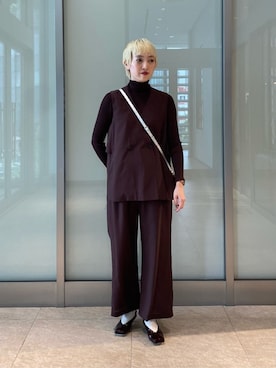 「UNITED ARROWS（ユナイテッドアローズ）のアイテム（その他パンツ）」を使った、KITAさん（レディース・166cm）の秋コーディネート