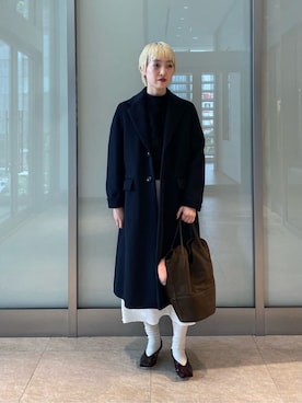 「UNITED ARROWS（ユナイテッドアローズ）のアイテム（スカート）」を使った、KITAさん（レディース・166cm）の秋コーディネート