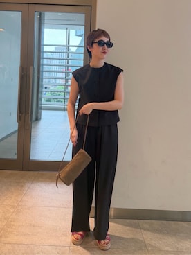 「UNITED ARROWS（ユナイテッドアローズ）のアイテム」を使った、KITAさん（レディース・166cm）の夏コーディネート