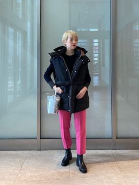 「TANAKA（タナカ）のアイテム」を使った、KITAさん（レディース・166cm）の秋コーディネート
