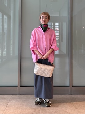 manipuri（マニプリ）の「manipuri フルーツ柄スカーフバッグ