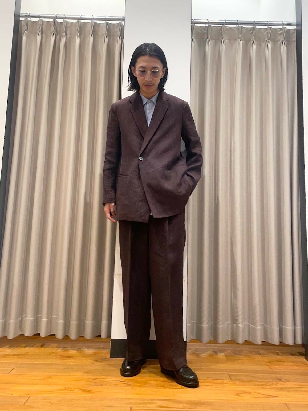 「アーバンリサーチ、URBANRESEARCH、newbasic」｜「URBAN RESEARCHのnew basic　THOMAS MASON SHORT-SLEEVE OVER SHIRTS（シャツ/ブラウス、その他）」を使った、RYOさん（メンズ・175cm）の春コーディネートの1枚目の写真