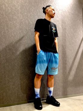 「USA」｜kimmyさん（メンズ・177cm）の夏コーディネート