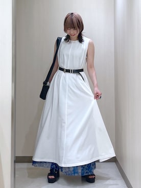 「PAGEBOY（ページボーイ）のアイテム（サンダル）」を使った、Yunさん（レディース・160cm）の春コーディネート