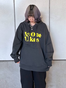 「PBLIM（ページボーイリム）のアイテム（パーカー）」を使った、Yunさん（レディース・160cm）の秋コーディネート