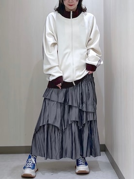 「PBLIM（ページボーイリム）のアイテム（ブルゾン）」を使った、Yunさん（レディース・160cm）の春コーディネート