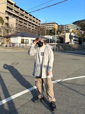 「LAKOLE（ラコレ）のアイテム（ニット/セーター）」を使った、heyhei52さん（メンズ・171cm）の冬コーディネート