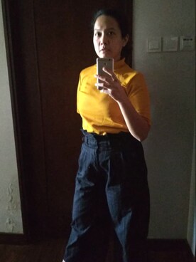 「PULL&BEAR（プルアンドベア）のアイテム（パンツ）」を使った、Keisha 💙✨さん（レディース・170cm）の秋コーディネート