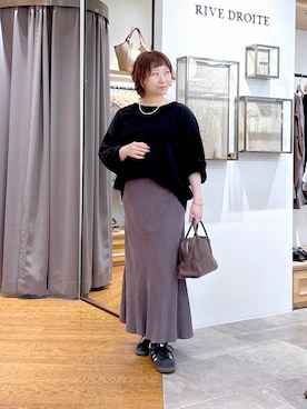 「マーメイドスカート」｜「アイテム（スウェット）」を使った、rd_canaさん（レディース・158cm）の夏コーディネート