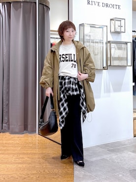 「アイテム（その他アウター）」を使った、rd_canaさん（レディース・158cm）の秋コーディネート